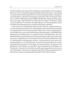 Image of the Page - 22 - in Porträtgalerien auf Papier - Sammeln und Ordnen von druckgrafischen Porträts am Beispiel Kaiser Franz‘ I. von Österreich und anderer fürstlicher Sammler