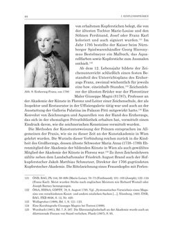 Image of the Page - 44 - in Porträtgalerien auf Papier - Sammeln und Ordnen von druckgrafischen Porträts am Beispiel Kaiser Franz‘ I. von Österreich und anderer fürstlicher Sammler