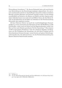 Bild der Seite - 60 - in Porträtgalerien auf Papier - Sammeln und Ordnen von druckgrafischen Porträts am Beispiel Kaiser Franz‘ I. von Österreich und anderer fürstlicher Sammler