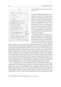 Bild der Seite - 62 - in Porträtgalerien auf Papier - Sammeln und Ordnen von druckgrafischen Porträts am Beispiel Kaiser Franz‘ I. von Österreich und anderer fürstlicher Sammler