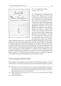 Bild der Seite - 63 - in Porträtgalerien auf Papier - Sammeln und Ordnen von druckgrafischen Porträts am Beispiel Kaiser Franz‘ I. von Österreich und anderer fürstlicher Sammler