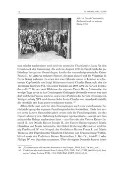 Bild der Seite - 74 - in Porträtgalerien auf Papier - Sammeln und Ordnen von druckgrafischen Porträts am Beispiel Kaiser Franz‘ I. von Österreich und anderer fürstlicher Sammler