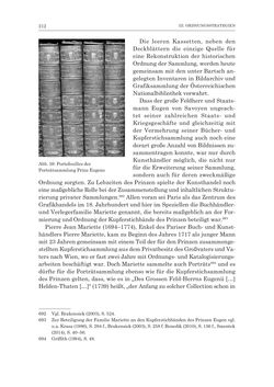 Bild der Seite - 212 - in Porträtgalerien auf Papier - Sammeln und Ordnen von druckgrafischen Porträts am Beispiel Kaiser Franz‘ I. von Österreich und anderer fürstlicher Sammler