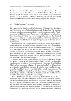 Bild der Seite - 217 - in Porträtgalerien auf Papier - Sammeln und Ordnen von druckgrafischen Porträts am Beispiel Kaiser Franz‘ I. von Österreich und anderer fürstlicher Sammler