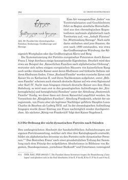 Image of the Page - 264 - in Porträtgalerien auf Papier - Sammeln und Ordnen von druckgrafischen Porträts am Beispiel Kaiser Franz‘ I. von Österreich und anderer fürstlicher Sammler