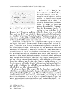 Image of the Page - 277 - in Porträtgalerien auf Papier - Sammeln und Ordnen von druckgrafischen Porträts am Beispiel Kaiser Franz‘ I. von Österreich und anderer fürstlicher Sammler