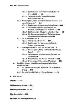 Image of the Page - (000010) - in Der Zweite Weltkrieg in postsozialistischen Gedenkmuseen - Geschichtspolitik zwischen der ‚Anrufung Europas‘ und dem Fokus auf ‚unser‘ Leid