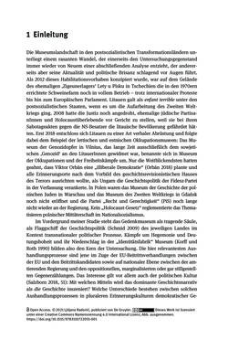 Image of the Page - 1 - in Der Zweite Weltkrieg in postsozialistischen Gedenkmuseen - Geschichtspolitik zwischen der ‚Anrufung Europas‘ und dem Fokus auf ‚unser‘ Leid