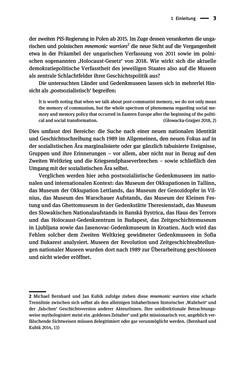 Image of the Page - 3 - in Der Zweite Weltkrieg in postsozialistischen Gedenkmuseen - Geschichtspolitik zwischen der ‚Anrufung Europas‘ und dem Fokus auf ‚unser‘ Leid
