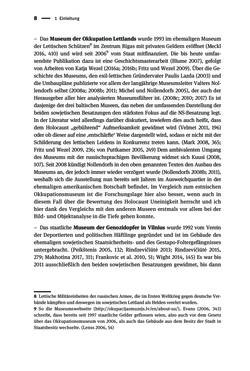 Image of the Page - 8 - in Der Zweite Weltkrieg in postsozialistischen Gedenkmuseen - Geschichtspolitik zwischen der ‚Anrufung Europas‘ und dem Fokus auf ‚unser‘ Leid