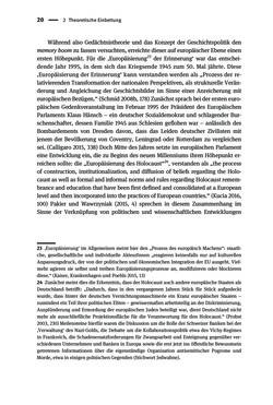 Bild der Seite - 20 - in Der Zweite Weltkrieg in postsozialistischen Gedenkmuseen - Geschichtspolitik zwischen der ‚Anrufung Europas‘ und dem Fokus auf ‚unser‘ Leid
