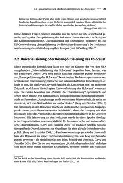 Bild der Seite - 23 - in Der Zweite Weltkrieg in postsozialistischen Gedenkmuseen - Geschichtspolitik zwischen der ‚Anrufung Europas‘ und dem Fokus auf ‚unser‘ Leid