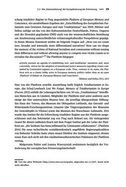 Bild der Seite - 29 - in Der Zweite Weltkrieg in postsozialistischen Gedenkmuseen - Geschichtspolitik zwischen der ‚Anrufung Europas‘ und dem Fokus auf ‚unser‘ Leid