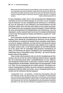 Bild der Seite - 30 - in Der Zweite Weltkrieg in postsozialistischen Gedenkmuseen - Geschichtspolitik zwischen der ‚Anrufung Europas‘ und dem Fokus auf ‚unser‘ Leid
