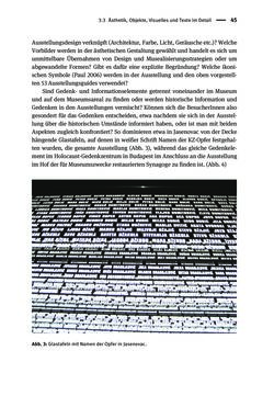 Image of the Page - 45 - in Der Zweite Weltkrieg in postsozialistischen Gedenkmuseen - Geschichtspolitik zwischen der ‚Anrufung Europas‘ und dem Fokus auf ‚unser‘ Leid