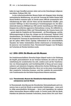 Image of the Page - 72 - in Der Zweite Weltkrieg in postsozialistischen Gedenkmuseen - Geschichtspolitik zwischen der ‚Anrufung Europas‘ und dem Fokus auf ‚unser‘ Leid
