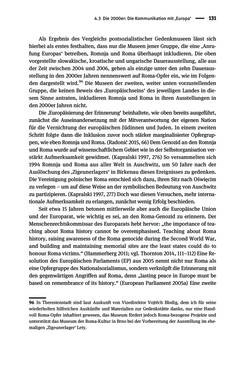 Bild der Seite - 131 - in Der Zweite Weltkrieg in postsozialistischen Gedenkmuseen - Geschichtspolitik zwischen der ‚Anrufung Europas‘ und dem Fokus auf ‚unser‘ Leid