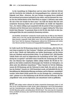 Image of the Page - 154 - in Der Zweite Weltkrieg in postsozialistischen Gedenkmuseen - Geschichtspolitik zwischen der ‚Anrufung Europas‘ und dem Fokus auf ‚unser‘ Leid
