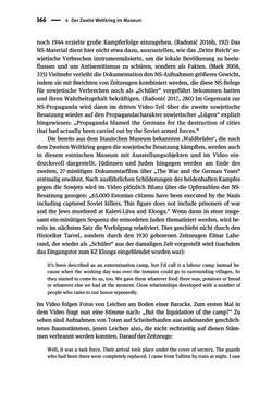 Image of the Page - 166 - in Der Zweite Weltkrieg in postsozialistischen Gedenkmuseen - Geschichtspolitik zwischen der ‚Anrufung Europas‘ und dem Fokus auf ‚unser‘ Leid