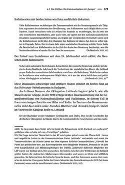 Image of the Page - 173 - in Der Zweite Weltkrieg in postsozialistischen Gedenkmuseen - Geschichtspolitik zwischen der ‚Anrufung Europas‘ und dem Fokus auf ‚unser‘ Leid