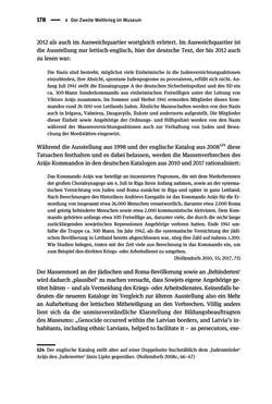 Image of the Page - 178 - in Der Zweite Weltkrieg in postsozialistischen Gedenkmuseen - Geschichtspolitik zwischen der ‚Anrufung Europas‘ und dem Fokus auf ‚unser‘ Leid