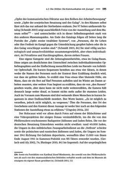 Bild der Seite - 195 - in Der Zweite Weltkrieg in postsozialistischen Gedenkmuseen - Geschichtspolitik zwischen der ‚Anrufung Europas‘ und dem Fokus auf ‚unser‘ Leid