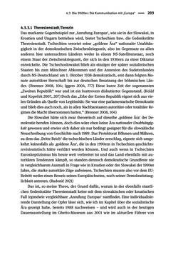 Bild der Seite - 203 - in Der Zweite Weltkrieg in postsozialistischen Gedenkmuseen - Geschichtspolitik zwischen der ‚Anrufung Europas‘ und dem Fokus auf ‚unser‘ Leid
