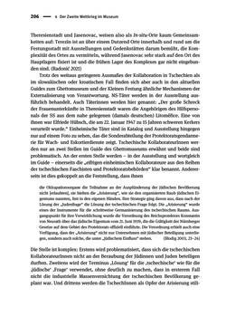 Image of the Page - 206 - in Der Zweite Weltkrieg in postsozialistischen Gedenkmuseen - Geschichtspolitik zwischen der ‚Anrufung Europas‘ und dem Fokus auf ‚unser‘ Leid