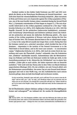 Bild der Seite - 221 - in Der Zweite Weltkrieg in postsozialistischen Gedenkmuseen - Geschichtspolitik zwischen der ‚Anrufung Europas‘ und dem Fokus auf ‚unser‘ Leid