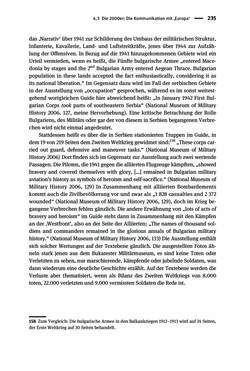 Bild der Seite - 235 - in Der Zweite Weltkrieg in postsozialistischen Gedenkmuseen - Geschichtspolitik zwischen der ‚Anrufung Europas‘ und dem Fokus auf ‚unser‘ Leid