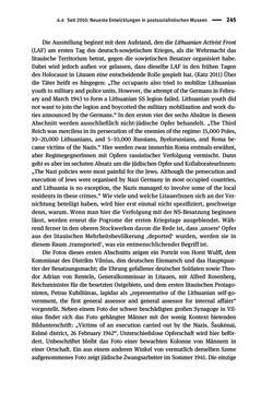 Image of the Page - 245 - in Der Zweite Weltkrieg in postsozialistischen Gedenkmuseen - Geschichtspolitik zwischen der ‚Anrufung Europas‘ und dem Fokus auf ‚unser‘ Leid