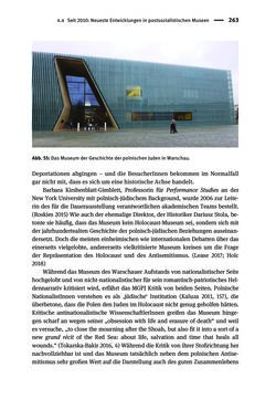 Image of the Page - 263 - in Der Zweite Weltkrieg in postsozialistischen Gedenkmuseen - Geschichtspolitik zwischen der ‚Anrufung Europas‘ und dem Fokus auf ‚unser‘ Leid