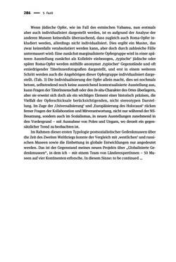 Image of the Page - 286 - in Der Zweite Weltkrieg in postsozialistischen Gedenkmuseen - Geschichtspolitik zwischen der ‚Anrufung Europas‘ und dem Fokus auf ‚unser‘ Leid