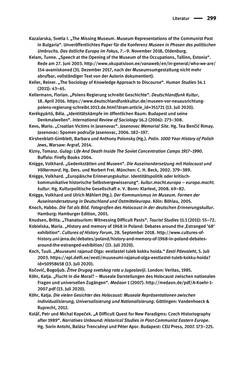 Image of the Page - 299 - in Der Zweite Weltkrieg in postsozialistischen Gedenkmuseen - Geschichtspolitik zwischen der ‚Anrufung Europas‘ und dem Fokus auf ‚unser‘ Leid