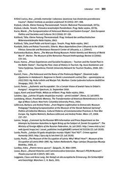 Bild der Seite - 301 - in Der Zweite Weltkrieg in postsozialistischen Gedenkmuseen - Geschichtspolitik zwischen der ‚Anrufung Europas‘ und dem Fokus auf ‚unser‘ Leid