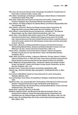 Image of the Page - 307 - in Der Zweite Weltkrieg in postsozialistischen Gedenkmuseen - Geschichtspolitik zwischen der ‚Anrufung Europas‘ und dem Fokus auf ‚unser‘ Leid