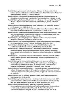 Image of the Page - 309 - in Der Zweite Weltkrieg in postsozialistischen Gedenkmuseen - Geschichtspolitik zwischen der ‚Anrufung Europas‘ und dem Fokus auf ‚unser‘ Leid