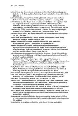 Image of the Page - 312 - in Der Zweite Weltkrieg in postsozialistischen Gedenkmuseen - Geschichtspolitik zwischen der ‚Anrufung Europas‘ und dem Fokus auf ‚unser‘ Leid