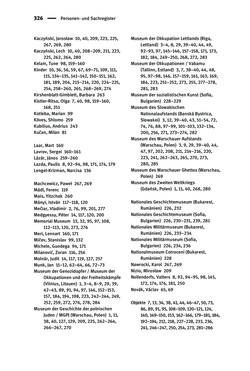 Image of the Page - 326 - in Der Zweite Weltkrieg in postsozialistischen Gedenkmuseen - Geschichtspolitik zwischen der ‚Anrufung Europas‘ und dem Fokus auf ‚unser‘ Leid