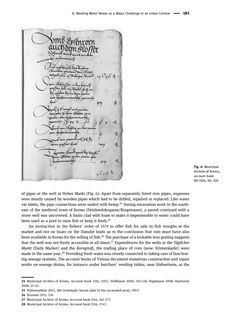 Image of the Page - 185 - in The Power of Urban Water - Studies in premodern urbanism