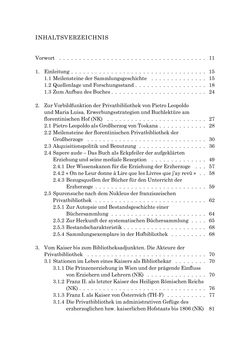 Image of the Page - 5 - in Die Privatbibliothek Kaiser Franz’ I. von Österreich 1784-1835 - Bibliotheks- und Kulturgeschichte einer fürstlichen Sammlung zwischen Aufklärung und Vormärz