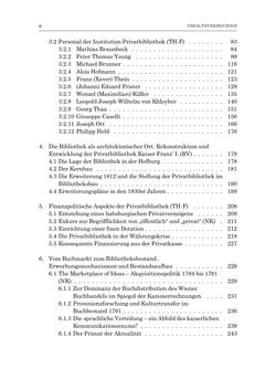 Bild der Seite - 6 - in Die Privatbibliothek Kaiser Franz’ I. von Österreich 1784-1835 - Bibliotheks- und Kulturgeschichte einer fürstlichen Sammlung zwischen Aufklärung und Vormärz