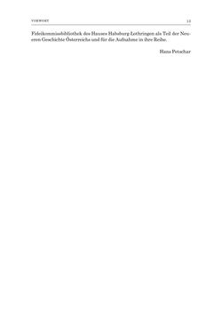Image of the Page - 13 - in Die Privatbibliothek Kaiser Franz’ I. von Österreich 1784-1835 - Bibliotheks- und Kulturgeschichte einer fürstlichen Sammlung zwischen Aufklärung und Vormärz