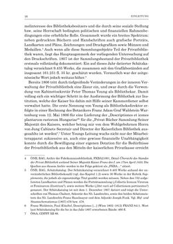 Bild der Seite - 16 - in Die Privatbibliothek Kaiser Franz’ I. von Österreich 1784-1835 - Bibliotheks- und Kulturgeschichte einer fürstlichen Sammlung zwischen Aufklärung und Vormärz