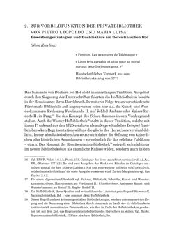 Image of the Page - 27 - in Die Privatbibliothek Kaiser Franz’ I. von Österreich 1784-1835 - Bibliotheks- und Kulturgeschichte einer fürstlichen Sammlung zwischen Aufklärung und Vormärz