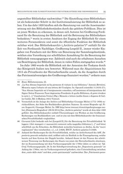 Image of the Page - 35 - in Die Privatbibliothek Kaiser Franz’ I. von Österreich 1784-1835 - Bibliotheks- und Kulturgeschichte einer fürstlichen Sammlung zwischen Aufklärung und Vormärz
