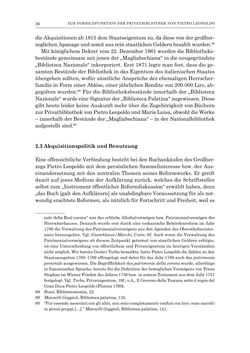 Image of the Page - 36 - in Die Privatbibliothek Kaiser Franz’ I. von Österreich 1784-1835 - Bibliotheks- und Kulturgeschichte einer fürstlichen Sammlung zwischen Aufklärung und Vormärz