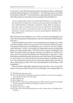 Image of the Page - 43 - in Die Privatbibliothek Kaiser Franz’ I. von Österreich 1784-1835 - Bibliotheks- und Kulturgeschichte einer fürstlichen Sammlung zwischen Aufklärung und Vormärz