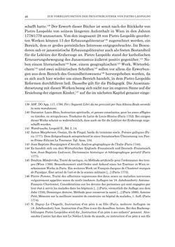 Bild der Seite - 46 - in Die Privatbibliothek Kaiser Franz’ I. von Österreich 1784-1835 - Bibliotheks- und Kulturgeschichte einer fürstlichen Sammlung zwischen Aufklärung und Vormärz