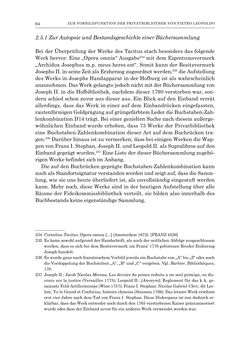 Bild der Seite - 64 - in Die Privatbibliothek Kaiser Franz’ I. von Österreich 1784-1835 - Bibliotheks- und Kulturgeschichte einer fürstlichen Sammlung zwischen Aufklärung und Vormärz